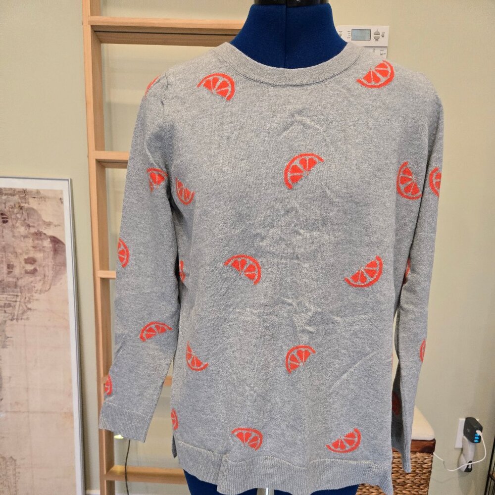 Women's Old Navy knit Orange Slices top size L